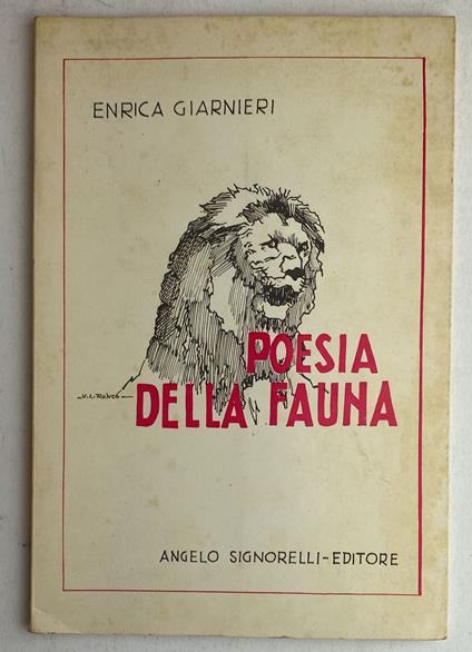Poesia della fauna - copertina