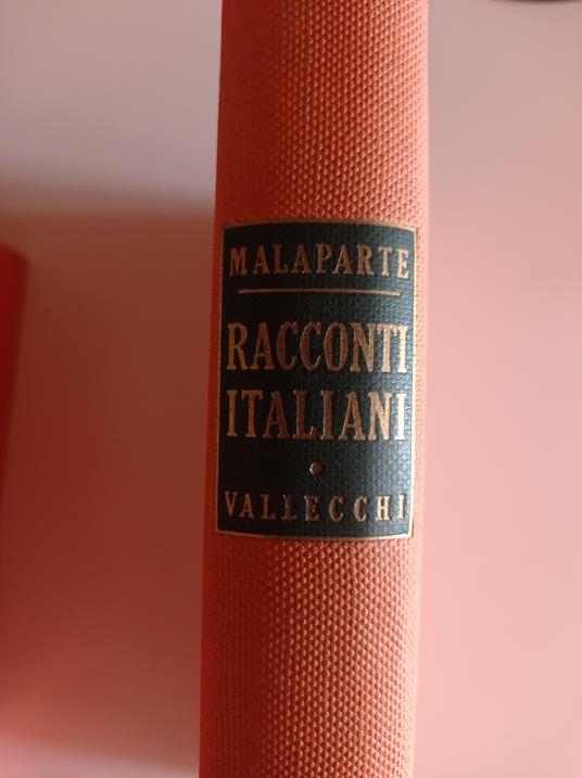Racconti italiani - Curzio Malaparte - copertina