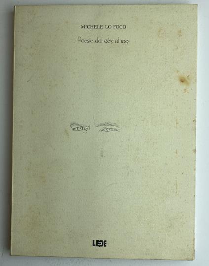 Poesie dal 1963 al 1991 - copertina