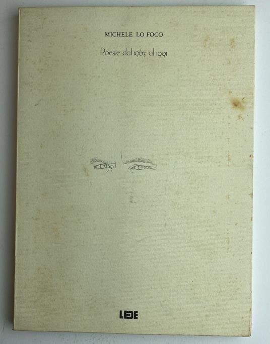Poesie dal 1963 al 1991 - copertina