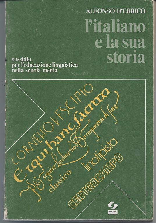L' italiano e la sua storia - copertina