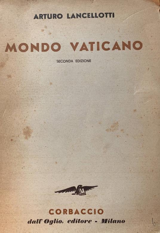 Mondo Vaticano - Arturo Lancellotti - copertina