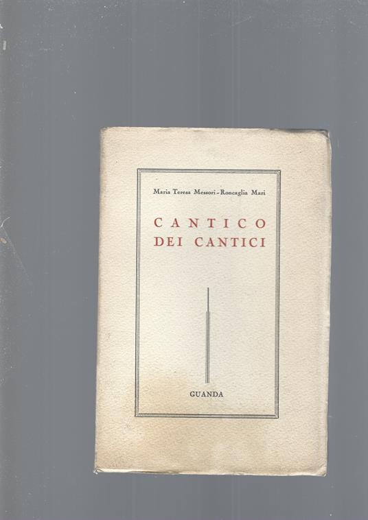 Cantico Dei Cantici - copertina