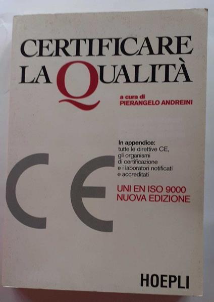 Certificare la qualità - copertina