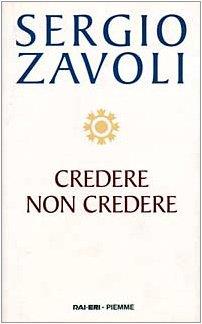 Credere non credere - Sergio Zavoli - copertina