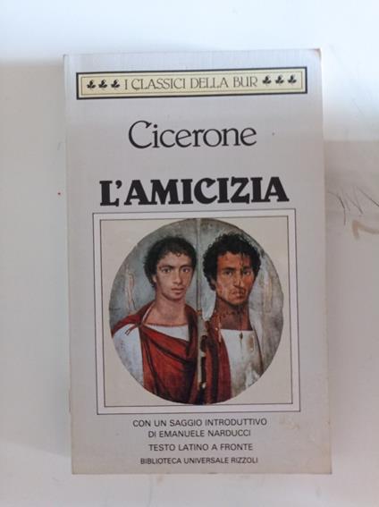 L' amicizia - M. Tullio Cicerone - copertina