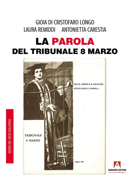 La parola del tribunale 8 marzo - Gioia Di Cristofaro Longo - copertina