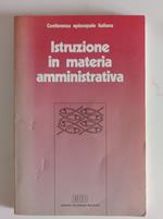 Istruzione in materia amministrativa