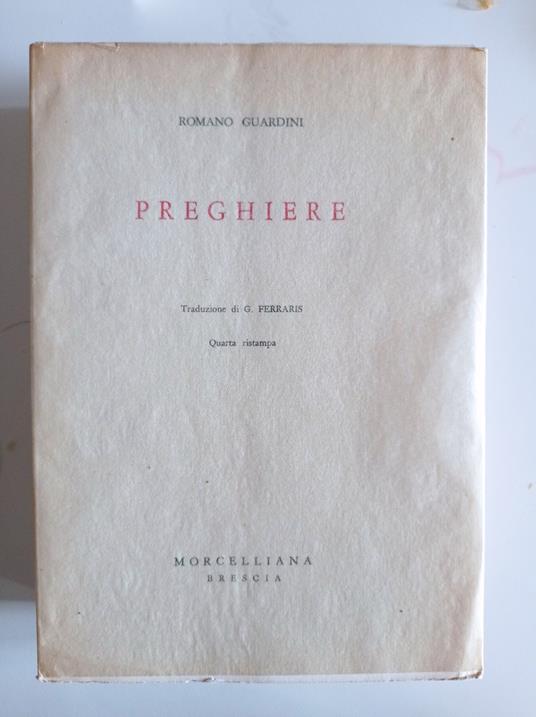 Preghiere - Romano Guardini - copertina