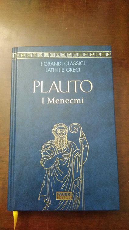 I Menecmi - T. Maccio Plauto - copertina