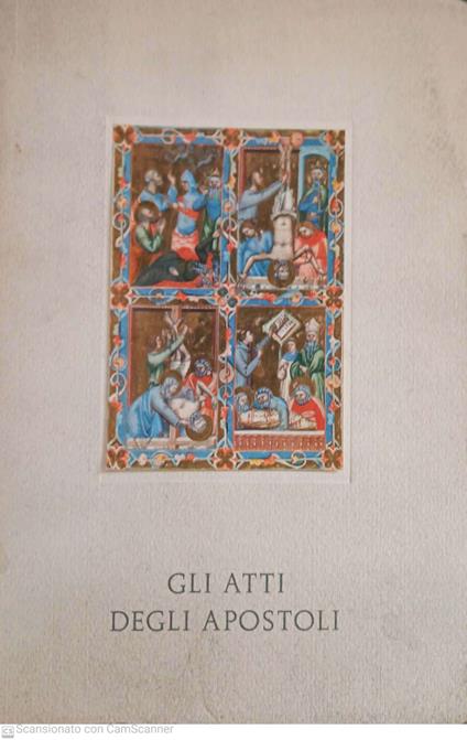 Gli atti degli apostoli - copertina