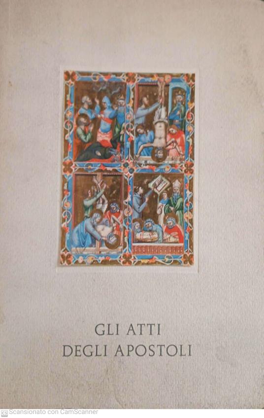 Gli atti degli apostoli - copertina