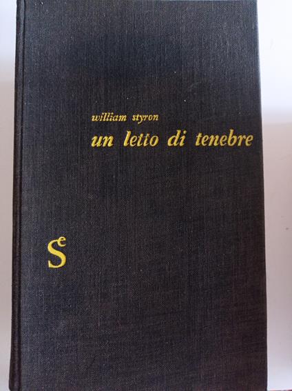 Un letto di tenebre - William Styron - copertina