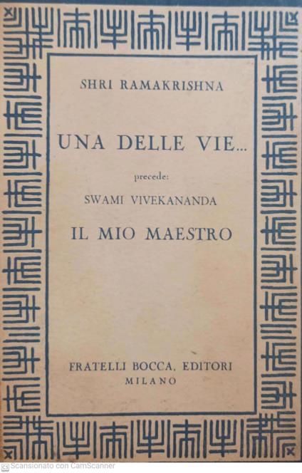 Una delle vie.. - (sri) Ramakrishna - copertina