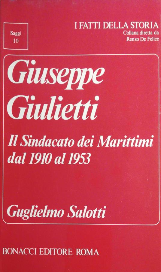 Il sindacato dei Marittimi dal 1910 al 1953 - copertina