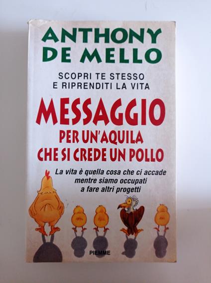 Messaggio per un'aquila che si crede un pollo - Anthony De Mello - copertina