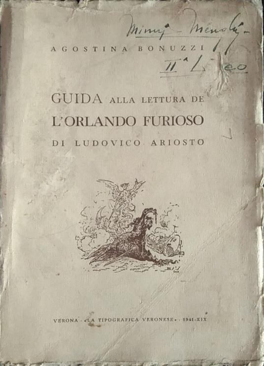 Guida alla lettura de l'Orlando Furioso di Ludovico Ariosto - copertina
