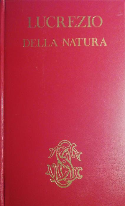 Della Natura - Tito Lucrezio Caro - copertina