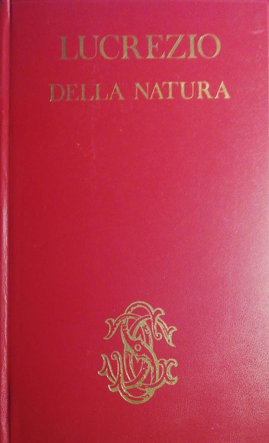 Della Natura - Tito Lucrezio Caro - copertina