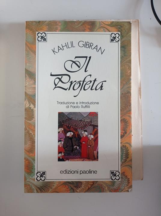 Il profeta - Kahlil Gibran - copertina