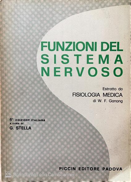 Funzioni del sistema nervoso - William F. Ganong - copertina
