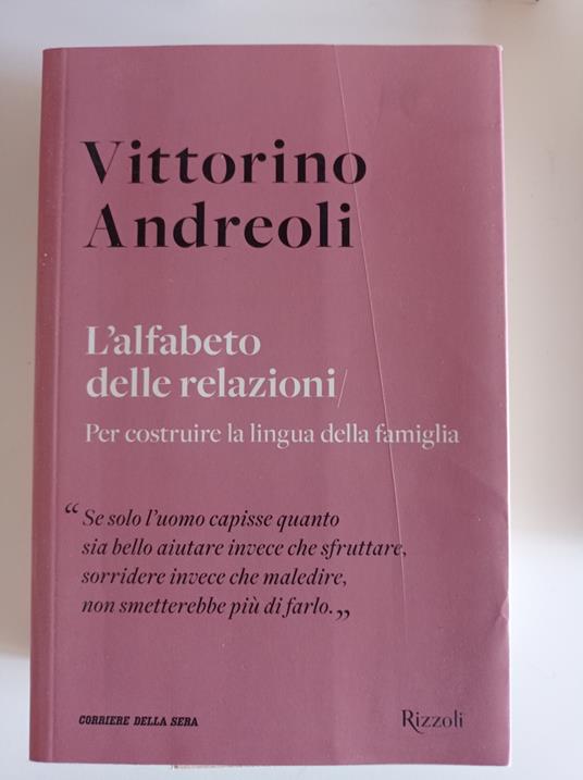 L' alfabeto delle relazioni - Vittorino Andreoli - copertina