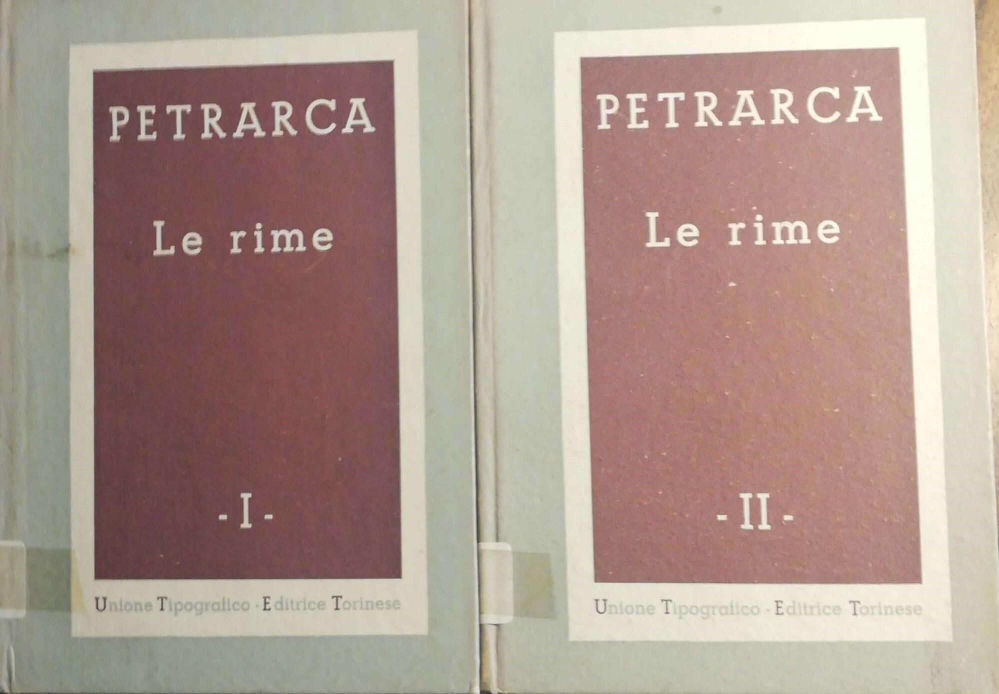 Le rime. Volumi I e II