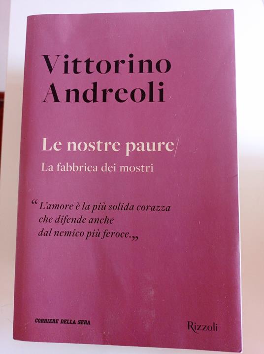 Le nostre paure - Vittorino Andreoli - copertina