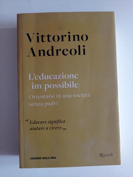 L' educazione (im)possibile - Vittorino Andreoli - copertina