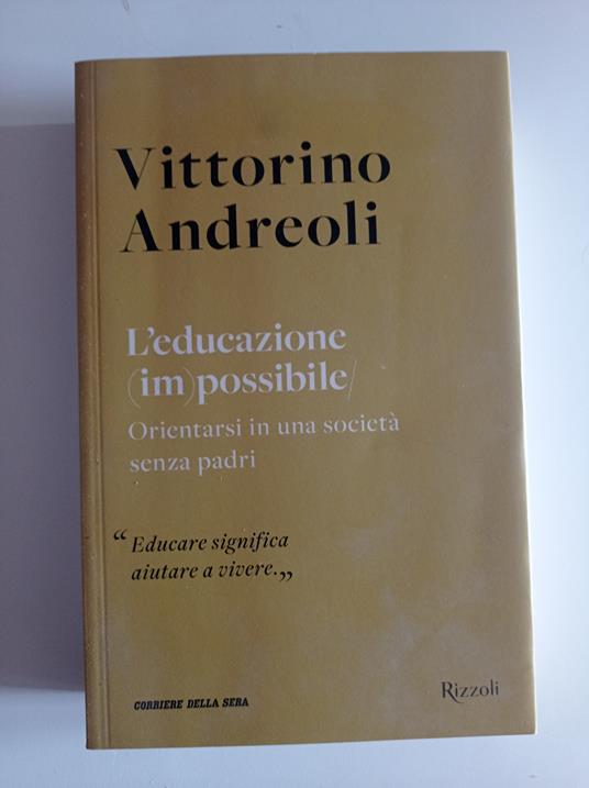 L' educazione (im)possibile - Vittorino Andreoli - copertina