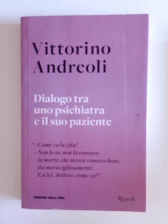 Dialogo tra uno psichiatra e il suo paziente - Vittorino Andreoli - copertina