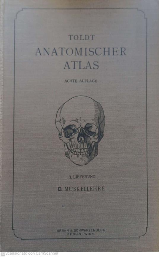 Anatomischer Atlas fur studierende und Ärzte. Muskellehre - copertina