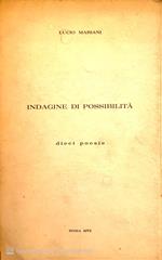Indagine di possibilità. Dieci poesie