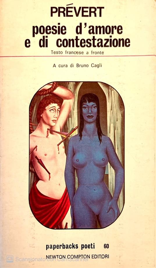 Poesie d'amore e di contestazione - Jacques Prévert - copertina