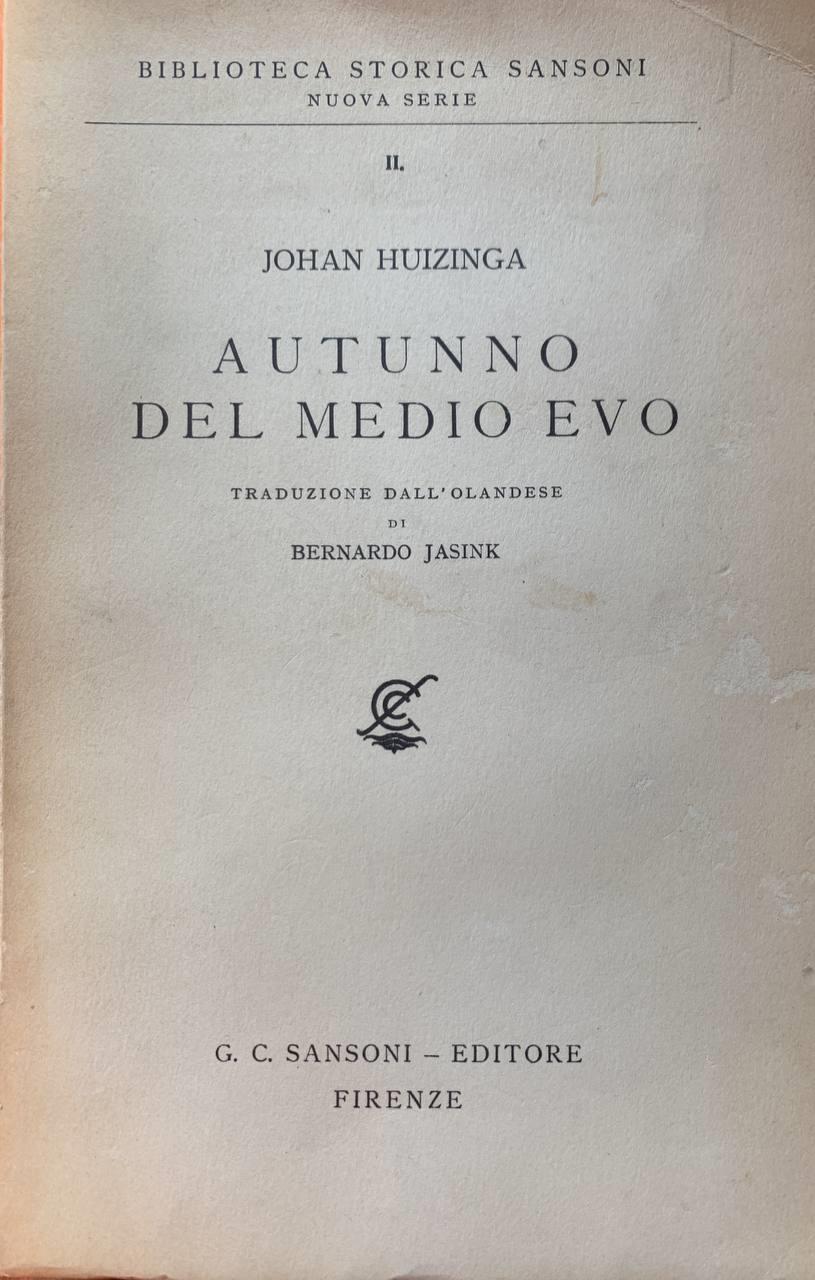 Autunno del Medio Evo