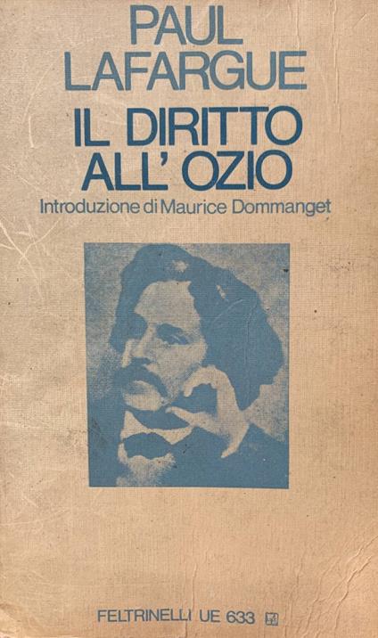Il diritto all'ozio - Paul Lafargue - copertina