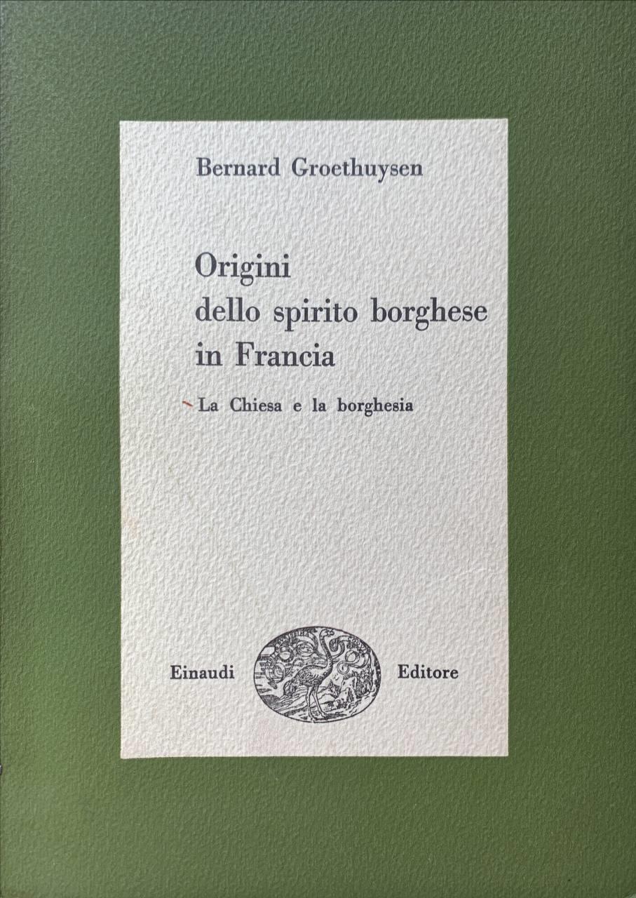 Origini dello spirito borghese in Francia