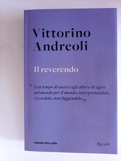 Il reverendo - Vittorino Andreoli - copertina
