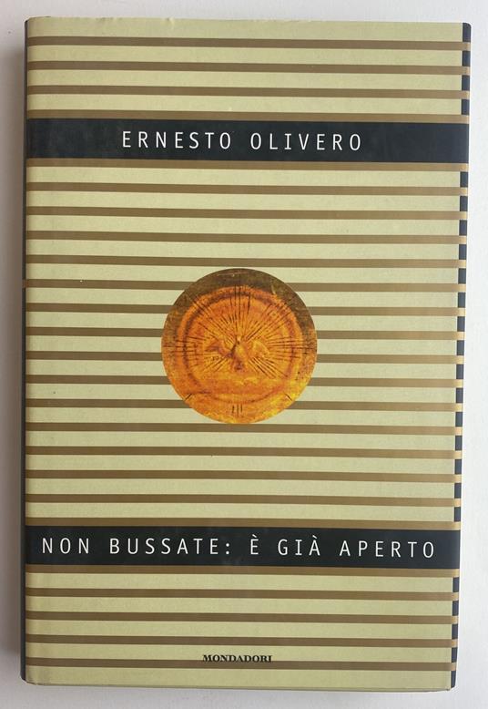Non bussate: è già aperto - Ernesto Olivero - copertina