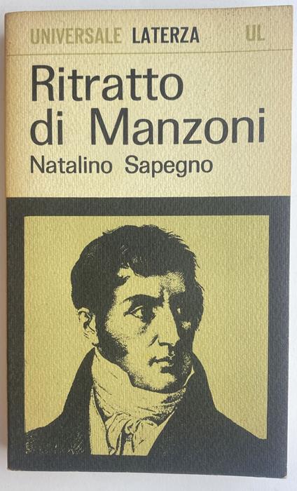 Ritratto di Manzoni - Natalino Sapegno - copertina