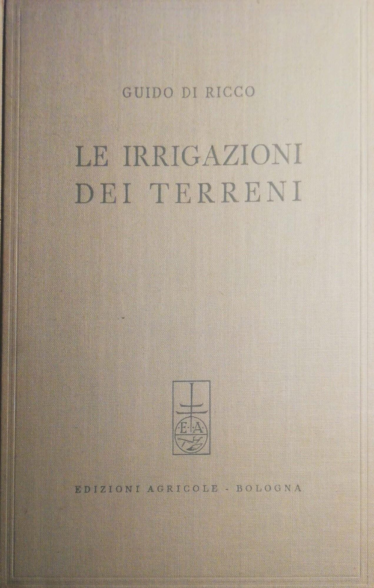 Le irrigazioni dei terreni