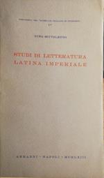 Studi di letteratura latina imperiale