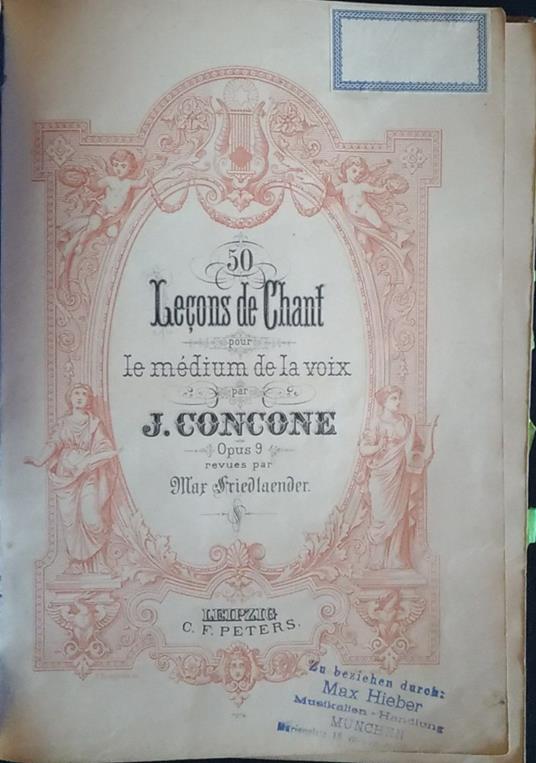 50 lecons de Chant pour le medium de la voix - copertina