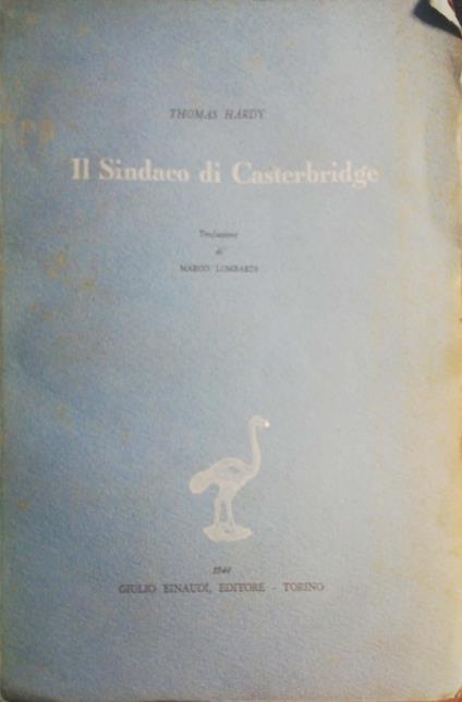 Il Sindaco di Casterbridge - Thomas Hardy - copertina