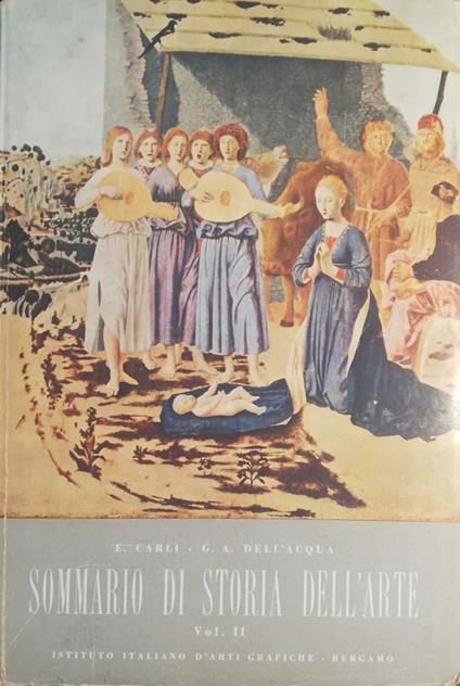 Sommario di storia dell'arte. Vol.II - Carlo Dell'Acqua - copertina