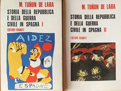 Storia della Repubblica e della guerra civile in Spagna - copertina