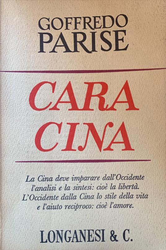 Cara Cina - Goffredo Parise - copertina