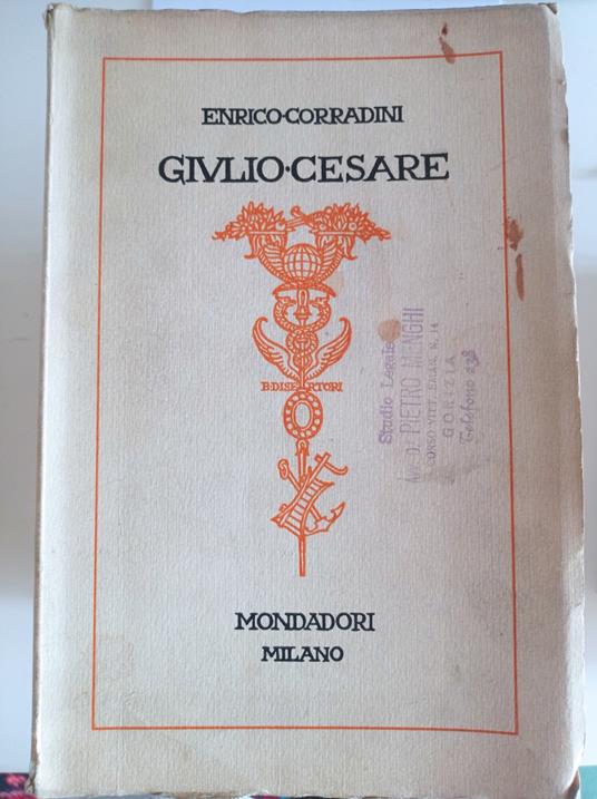 Giulio Cesare - Enrico Corradini - copertina