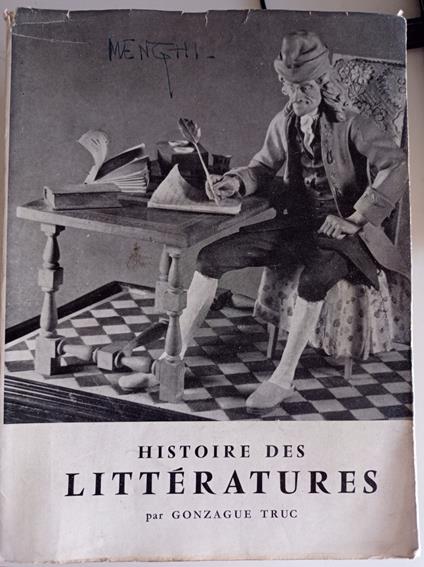 Histoire des litteratures - Gonzague Truc - copertina
