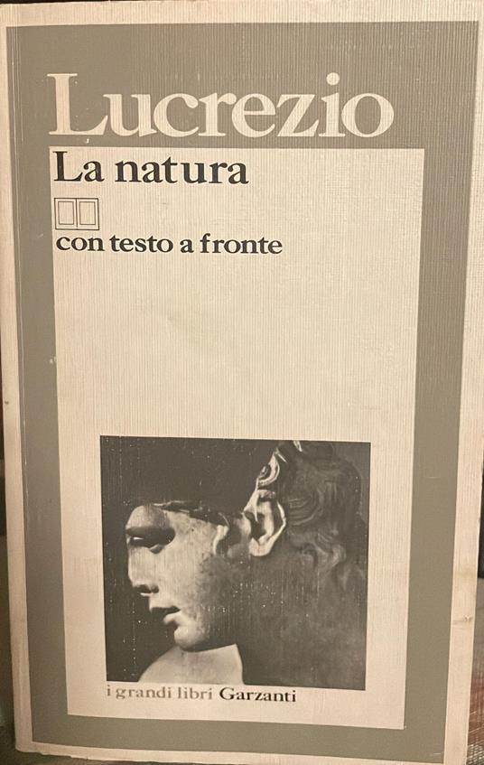 La Natura - Tito Lucrezio Caro - copertina